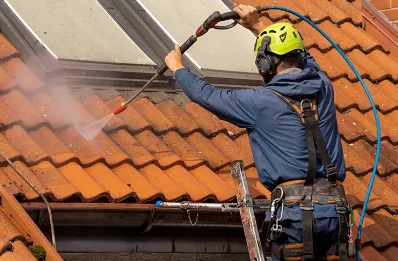 Démoussage et hydrofuge de toiture à Samouillan